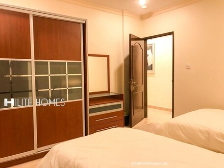 Salmiya, Apartments/Houses, KWD 550/month,  Furnished,  3 BR,  Fully Furnished Three Bedrooms Sea View Apartment In Salmiya