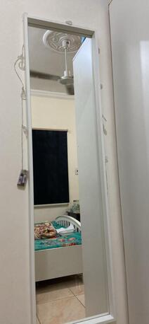 Jeddah, Furniture, SAR 150,  IKEA Nissedal Mirror ( Black & White ) For Sale 150 Each