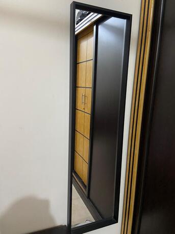 Jeddah, Furniture, SAR 150,  IKEA Nissedal Mirror ( Black & White ) For Sale 150 Each