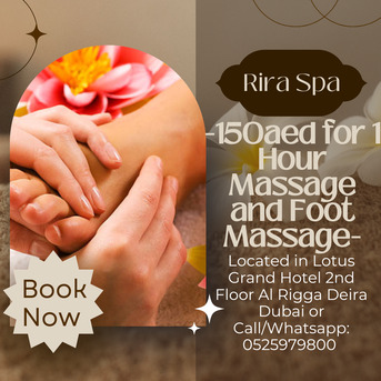 Dubai, Health, Rira Spa Offer 1/26/2026