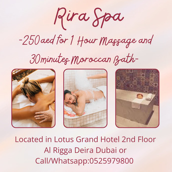 Dubai, Health, Rira Spa Offer 1/26/2026