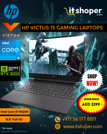 Dubai, Electronics, AED 2199,  Best IT & Electronics Online Store &ndash; HP Victus 15 Gaming Laptop Offer AED 2199