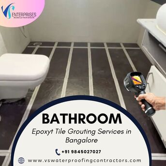 Bangalore, Construction, Bathroom Epoxy Tile Grouting Services In Bangalore