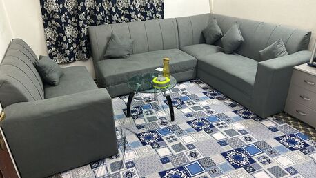 Hara, Furniture, SAR 800,  L Shape Sofa Set In Good Condition