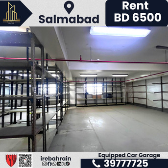 Salmabad, Shops, BHD 6500,  2984 Sq. Meter,  Ready-to-Move Car Garage With Equipment For Rent &ndash; Salmabad