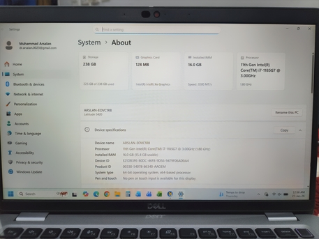 Riyadh, Computers, SAR 1400,  I7 Dell Intel 11th Gen, 16Gb RAM Business VPro Laptop