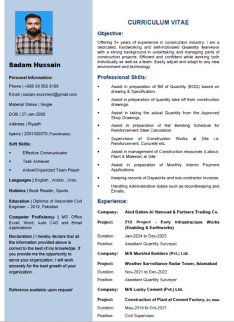 Riyadh, Job Seekers, Quantity Surveyor | Cost Control, BOQs, Billing | 5+ Years Experience