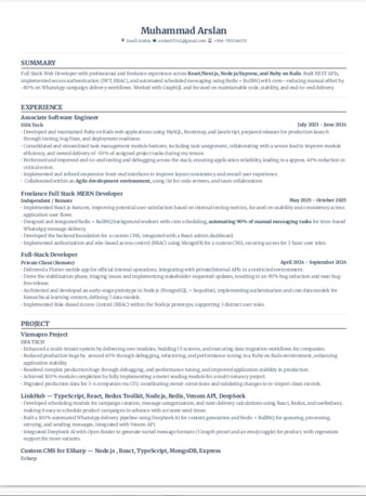 Riyadh, Job Seekers, Full Stack Web Developer /Software Engineer (React, Next, Node, GraphQL)