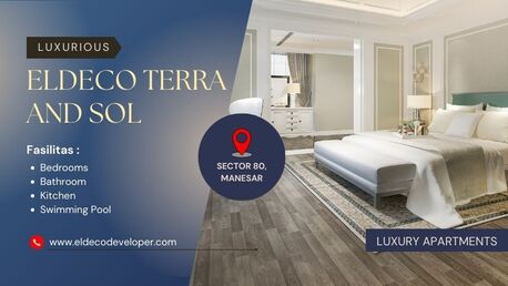 Gurgaon, Real Estate For Sale, 2 BR,  Eldeco Terra And Sol Sector 80 Gurgaon &ndash; A Lifestyle-Oriented Development