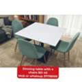 BHD 40,  🌍🌐Dinning Table With 4 Chairs In Good Condition For Sale With Delivery