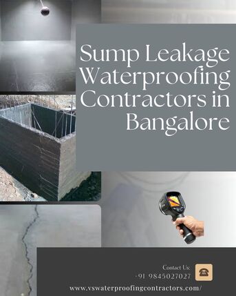 Bangalore, Construction, Sump Leakage Waterproofing Contractors In Bangalore