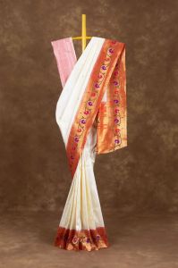 Visakhapatnam, Clothing & Accessories, INR 103986,  Elegant White Saree For Wedding | Mavuris