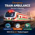 INR 50000,  Emergency Train Ambulance Service In Mumbai With ICU & 24/7 Medical Support