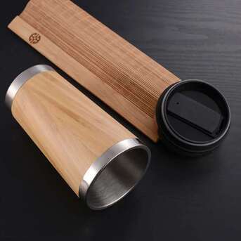 Mumbai, Collectibles, INR 1180,  Bamboo Mugs With Flip Lid