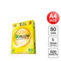 IK Yellow A4 80 Gsm Office Paper