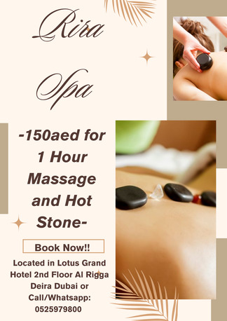 Dubai, Health, Rira Spa Offer 1/27/2026