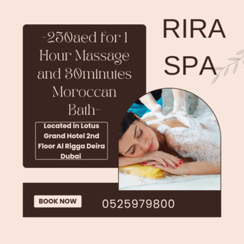 Dubai, Health, Rira Spa Offer 1/27/2026