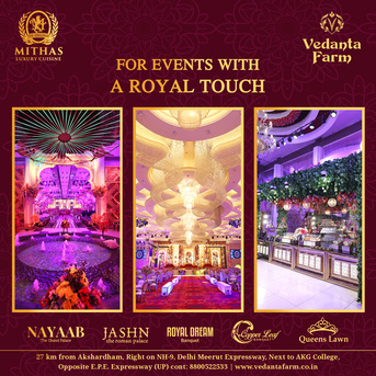 Mumbai, Business, Get The Best Banquet Hall Near Ghaziabad Experience At Vedanta Farm
