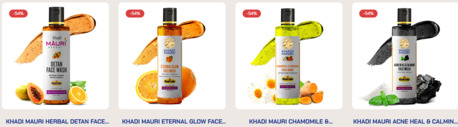 Noida, Health & Beauty Items, Khadi Mauri In Sector 59 Noida - Pure Herbal Skincare & Haircare Solutions