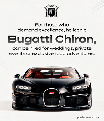 London, Automotive, Iconic Bugatti Chiron Hire Experience UK