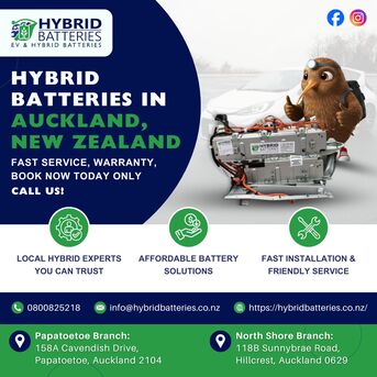 Auckland, Automotive, Cost-Effective Hybrid Battery Replacement For Long Vehicle Life