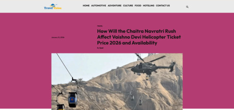 Mumbai, Travel, How Chaitra Navratri 2026 Rush Will Affect Vaishno Devi Helicopter Availability