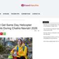 Can You Get Same Day Helicopter Tickets During Chaitra Navratri 2026?