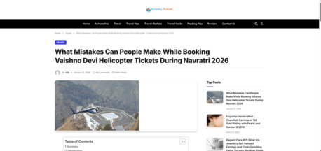 Mumbai, Travel, Common Mistakes While Booking Vaishno Devi Helicopter Tickets During Navratri 2026