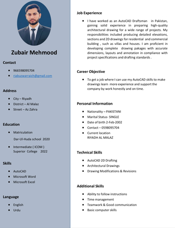 Riyadh, Job Seekers, I Am A Civil 2d Draftsman