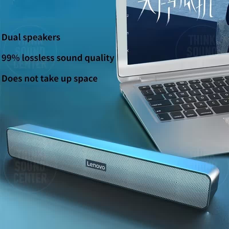 Manama, Home Audio, BHD 9,  Lenovo BMS09 Desktop Multimedia Speakers Feature Dual Speakers For Surround Sound Cinema