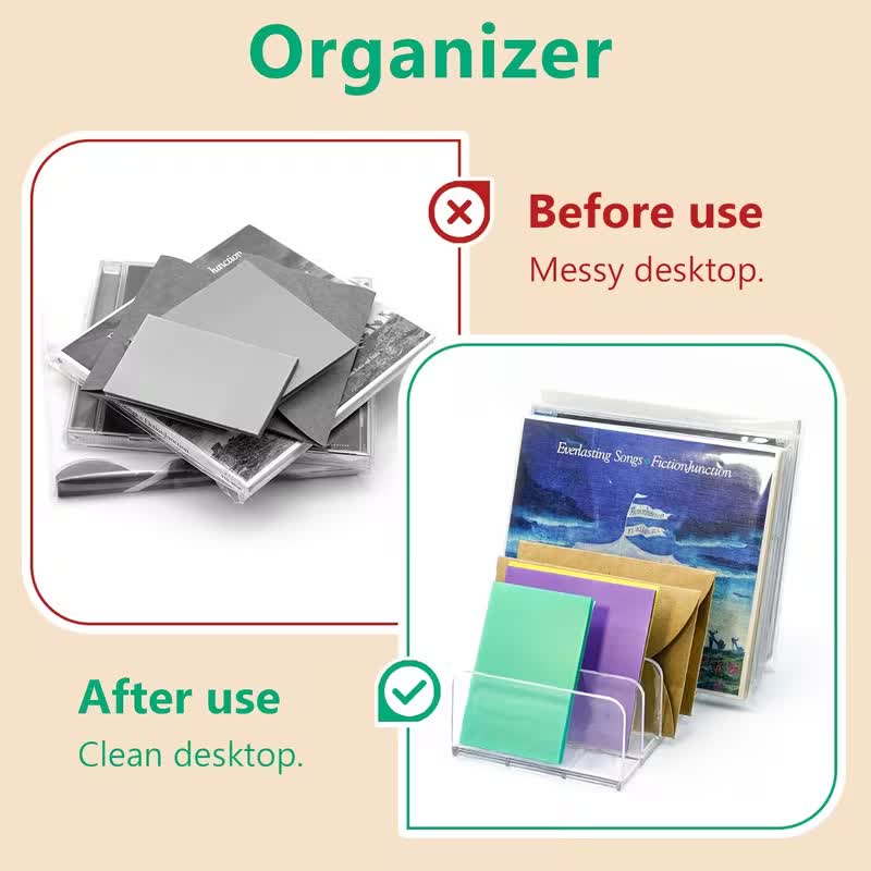 Manama, Collectibles, BHD 2,  Mail Organizer Plastic Desk Cash Tray, 7 Section Divided Vanity Organize Holder