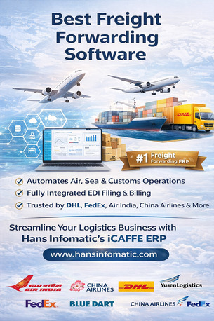 New Delhi, Logistics, Best Freight Forwarding Software For Freight Forwarders & CHAs