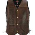 GBP 6,  Shop Mens Waistcoats &ndash; Premium Leather Biker Vest For Riders At Texpeed
