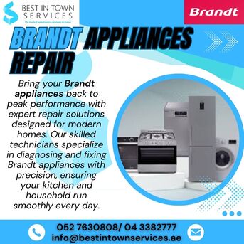Dubai, Appliance Repair, Brandt Home & Kitchen Appliances Repair Services
