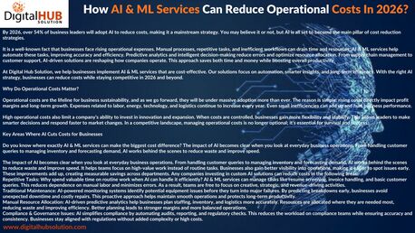 New York, Marketing, How AI & Ml Services Can Reduce Operational Costs In 2026?