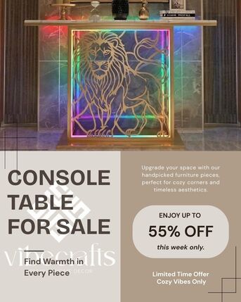 Mumbai, Furniture, INR 24999,  Stylish Console Tables That Redefine Modern Homes &ndash; Vibecrafts