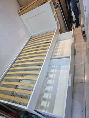 Riyadh, Furniture, SAR 20,  Premium Wooden Single Bed Frame