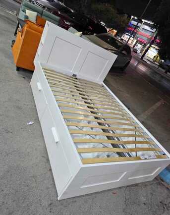 Riyadh, Furniture, SAR 20,  Premium Wooden Single Bed Frame