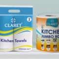 Claret Kitchen Towels Strong Absorbent Cleaning
