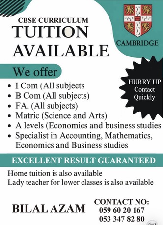 Jeddah, Lessons Offered, 🌟 PREMIUM TUITION AVAILABLE &ndash; KG To Grade 12 🌟  Unlock Your Child&rsquo;s True Potential With