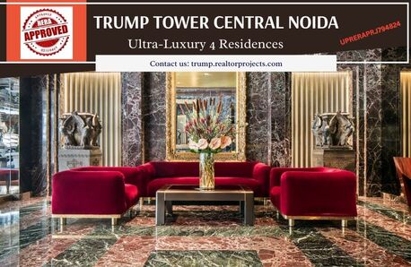Noida, Real Estate For Sale, INR 180000000,  4 BR,  2800 Sq. Feet,  Trump Towers Central Noida | Elite 4 BHK Apartments Skyline Serenity