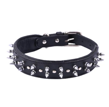 Mumbai, Pet Supplies, INR 549,  Leather Dog Collar 32mm With Spike