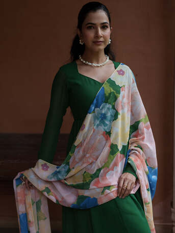 Jaipur, Clothing & Accessories, INR 2097,  Shop For Simple And Affordable Georgette Kurta Sets With Dupatta