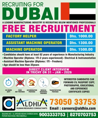 Mumbai, Jobs, Free Recruitment - Dubai