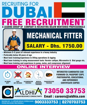 Mumbai, Jobs, Free Recruitment - Dubai