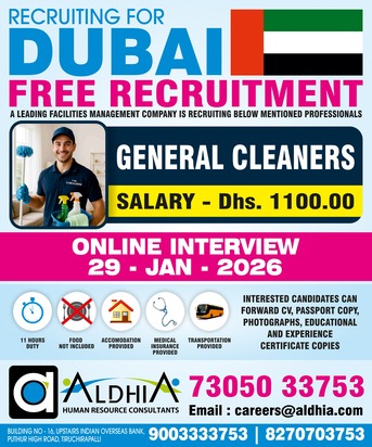 Mumbai, Jobs, Free Recruitment - Dubai