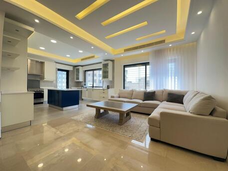 Abdoun, Apartments/Houses, JOD 30000/year,  Furnished,  3 BR,  200 Sq. Meter,  Brand New Ground Floor Apartment For Rent In Abdoun