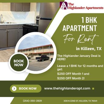 New York, Real Estate, Peaceful 1 Bedroom Flat Rentals In Killeen, TX