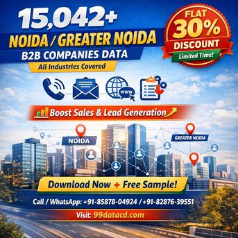 Noida, Business, 15,042 NOIDA B2B Companies Data