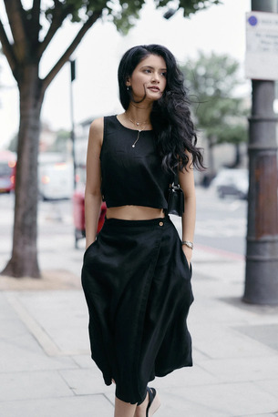 Mumbai, Clothing & Accessories, INR 3600,  Shop Boxy Crop Top In Black &ndash; Effortless Everyday Style